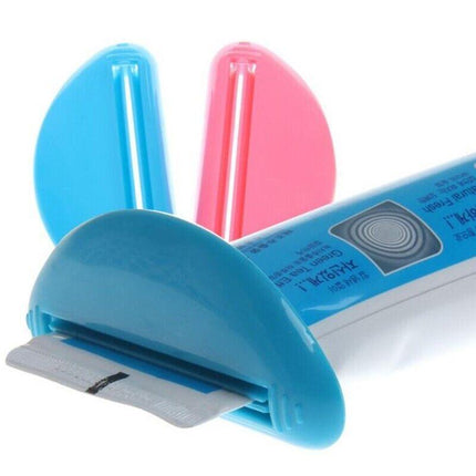 2PCS Plastic Toothpaste Tube squeezer Cream Dispenser Press Rolling Roller Tool - Aimall