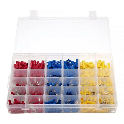 720PCS Assorted Crimp Terminals Electrical Wire Connector Spade Auto Car Kit Set - Aimall
