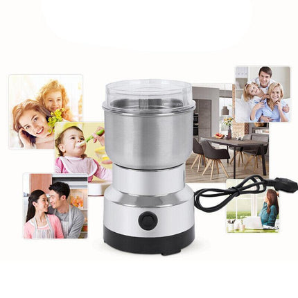 Electric Coffee Grinder Nut Bean Spice Milling Stainless Steel Grinding Machine - Aimall