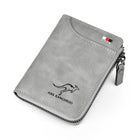 Men's RFID Blocking Leather Short Wallet Credit ID Card Cash Holder Purse - Aimall