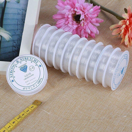 Super Stretch Elastic Cord String Beading Crystal Line DIY Jewelry Bracelet Rope - Aimall