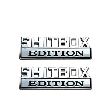 Shitbox Edition Badge Sticker ute 4x4 window bumper funny car decal - AU Stock - Aimall