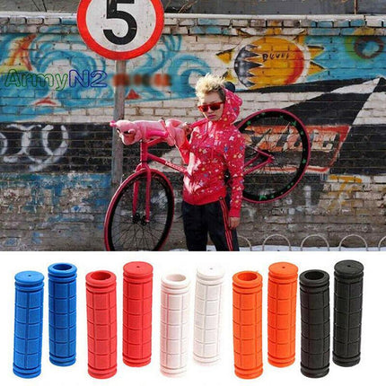 Silicone Grips for BMX MTB Cycle Road Mountain Bike Scooter Bicycle Handle bar - Aimall