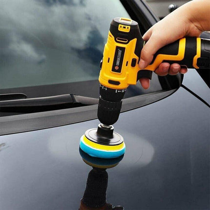 22pcs 3" Buffing Waxing Polishing Sponge Pads Kit Set For Car Polisher Drill AU - Aimall