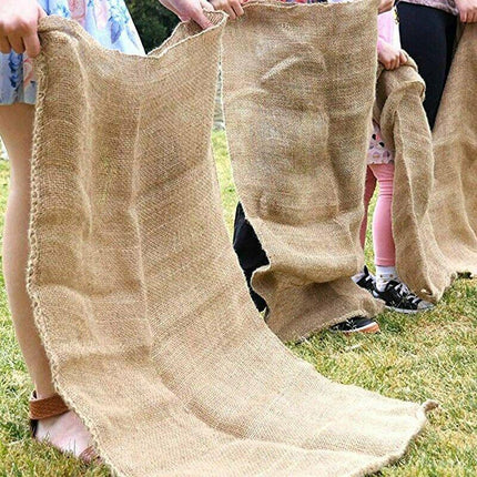 Sand Bag Flood Protection 84x36cm pk25 Control Hessian Sandbags With Tie - Aimall