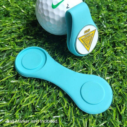 1Pc Silicone Golf Hat Clip Ball Marker Holder with Strong Magnetic DIY - Aimall