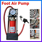 High Pressure Foot Pump Bicycle Ball Motorbike Car Type Inflator Tire Air Pump - Aimall
