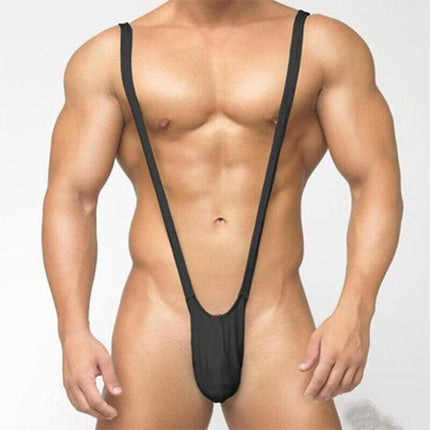 Men Borat Style Sexy Mankini Beach Swimming Thong Underwear Bodysuit Swimsuit Au Aimall