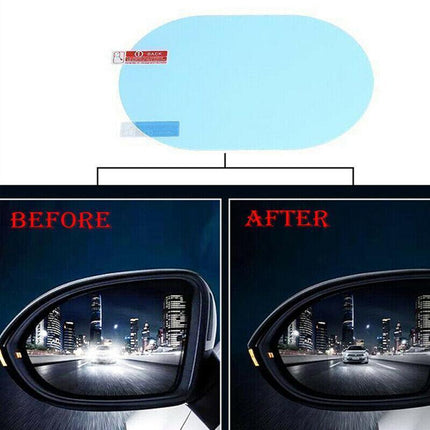 2PCS Fog Anti-glare Car Rearview Mirror Trim Film Cover Rainproof Accessories AU - Aimall