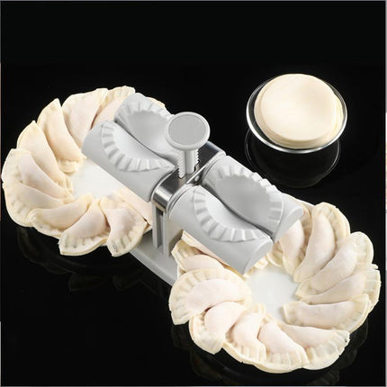 Automatic Dumpling Mould Machine Double Head Press Dumpling Press Dumpling Maker - Aimall