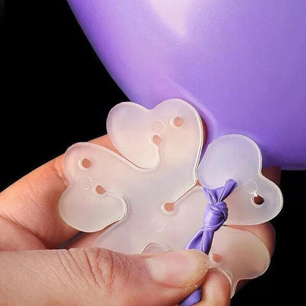 Balloon Clips H V Clip Tie Filled Helium Air Balloons Wedding Party Decoration - Aimall
