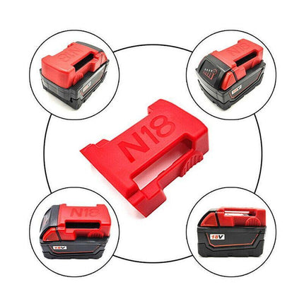 5Pcs Battery Mount Holder Stand For Milwaukee M18 18V Tool Battery AccessoriesAU - Aimall