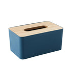 Tissue Box Dispenser Paper Storage Holder Napkin Case Organizer Wooden Cover AU - Aimall