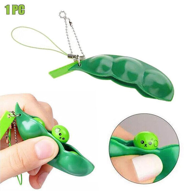 Pea Pod Pop It Fidget Toy Push Bubble Sensory Autism Special Needs Stress Popper - Aimall