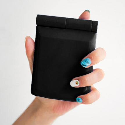 Brand New Compact Makeup Mirror Folding Portable Cosmetic Pocket LED lights AU - Aimall