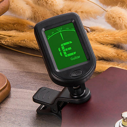 Tuner Guitar Violin Ukelele Bass Tuner Multifunction LCD Electronic Clip Digital - Aimall