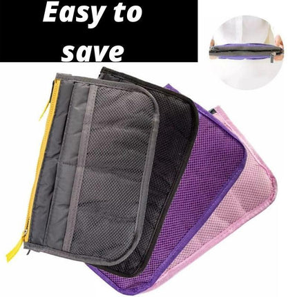 Bag Insert Organiser Handbag Women Travel Makeup Purse Wallet Pouch Organiser AU - Aimall