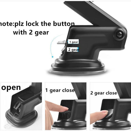Universal 360° Windshield Mount Car Smart Phone Holder Cradle Long Neck AU - Aimall