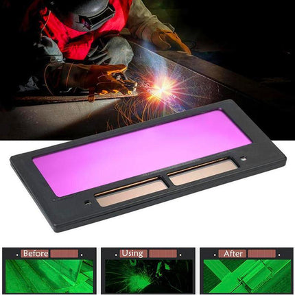 Solar Auto Darkening Welding Lens Welding Helmet Shade Filter For Welding Tool - Aimall