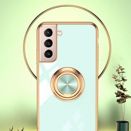 Magnetic Shockproof Ring Holder Case Cover For Samsung S22 Ultra S22Plus Note 20 - Aimall