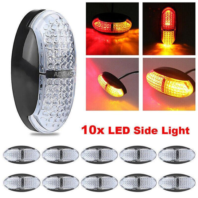 10X LED Clearance Lights Side Marker Lamp Trailer Truck Caravan Multi Volt AU - Aimall