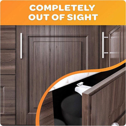 30PCS Magnetic No Drilling Cabinet Drawer Cupboard Baby Kids Safety Locks AU - Aimall