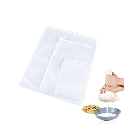Micron Reusable Nylon Fine Mesh Food Strainer Filter Bag for Nut Milk Coffee AU - Aimall