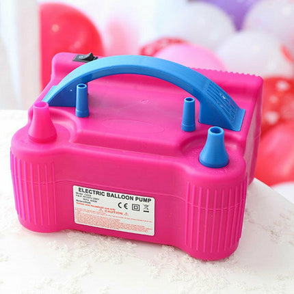 Electric Balloon Pump Ballon Inflator 600W Power 2 Nozzles Portable AU Plug Air - Aimall