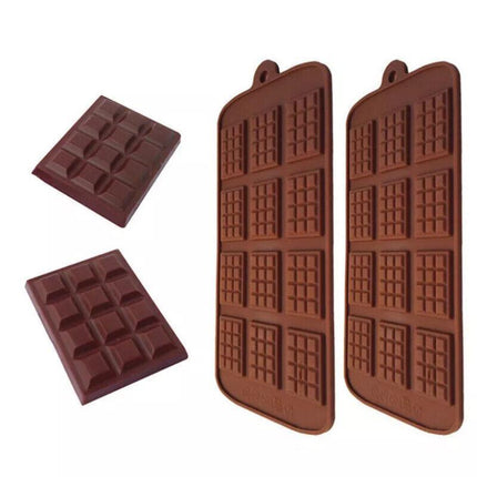 Mini Chocolate Bar Flexible Silicone Mold Candy Chocolate Cake Jelly Mould AU - Aimall