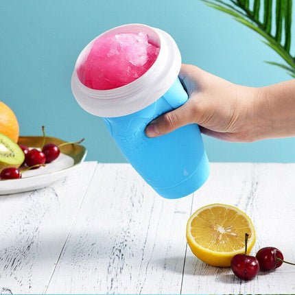 Slushie Maker Cup Quick Freeze Magic Squeeze Cup Milkshake Cup Ice Cream Maker - Aimall