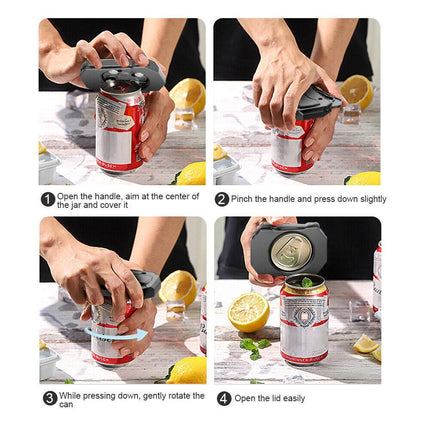 Go Swing Topless Can Opener Manual Tin Bottle Top Drafter Kitchen Gadgets Tool - Aimall