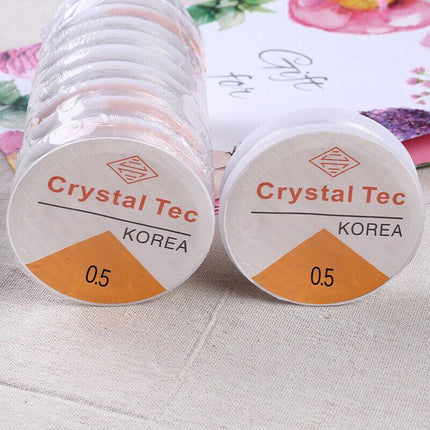 Super Strong Stretch Elastic Cord String Bead Beading Jewelry Bracelet 12M/Roll - Aimall