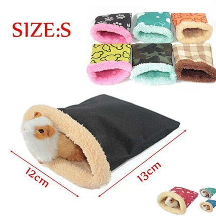 Pet Bed Guinea Pig Squirrel Small Hedgehog Hamster Warm Pet Nest Sleeping Bag AU - Aimall
