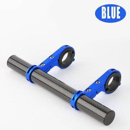 Double Mountain Bike Handlebar Extender Extension Bicycle Mount Bracket HolderAU - Aimall