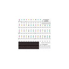 TRANSPARENT Keyboard Piano Stickers 88/61/54/49/37 KEYS Sticker Note For Learner - Aimall