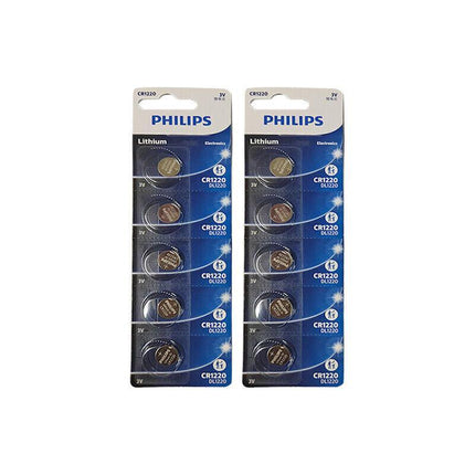 5-20PCS PHILIPS CR1220 CR1616 CR1620 CR1632 CR2016 CR2025 CR2032 Button Battery - Aimall