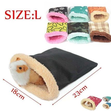 Pet Bed Guinea Pig Squirrel Small Hedgehog Hamster Warm Pet Nest Sleeping Bag AU - Aimall