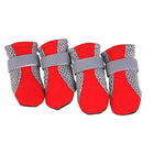 4PCS Anti Slip Waterproof Protective Dog Shoes Rain Boots Pet Socks Booties New - Aimall