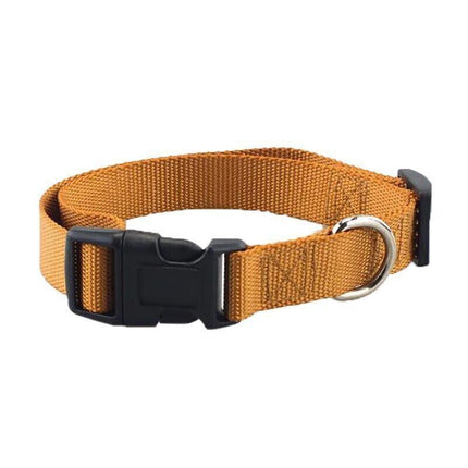Dog Puppy Pet Collar Adjustable Nylon Toy Small Medium Large pink blue red black - Aimall