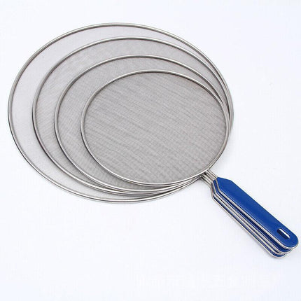 4Size Anti Splatter Guard Oil Net Splash Cover Pan Screen Kitchen Cooking Frying - Aimall