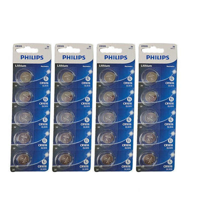 5-20PCS PHILIPS CR1220 CR1616 CR1620 CR1632 CR2016 CR2025 CR2032 Button Battery - Aimall