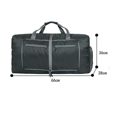 Large Gym Duffel Bags 70L Canvas Travel Bag Waterproof Fitness Shoes Compartment - Aimall