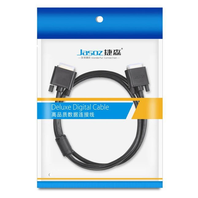 JASOZ DVI to DVI Cable Male DVI-D for LCD Monitor Computer PC Projector DVD Cord - Aimall