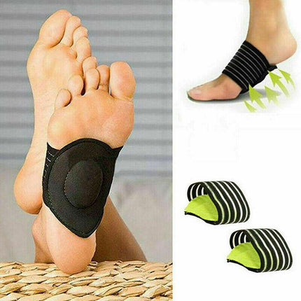 1Pair Foot Heel Pain Relief Plantar Fasciitis Insole Pads & Arch Support Shoes - Aimall
