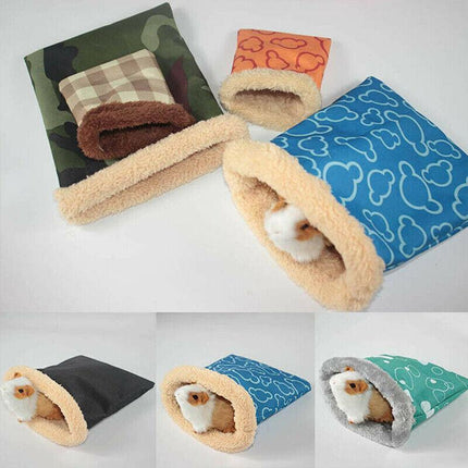 Pet Bed Guinea Pig Squirrel Small Hedgehog Hamster Warm Pet Nest Sleeping Bag AU - Aimall