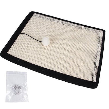 40cm Cat Scratcher Scratching Mat Board Sofa Scratch Bed Toy Pad Post Protector - Aimall