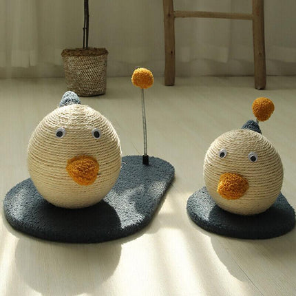 Cat Scratching Post with Ball Pet Scratcher Toy Claw Grinding Climbing Tree AU - Aimall