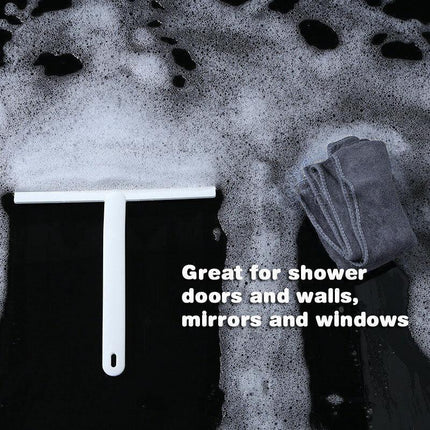 Shower Squeegee Bathroom Mirror Window Brush Cleaning Wiper Home Cleaner Tool AU - Aimall