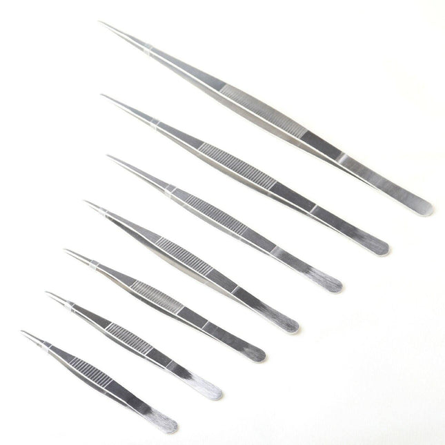 Kitchen Tweezers Silver Garden Tweezer for Professional Use Craft Home Long AU - Aimall