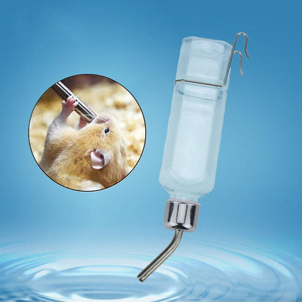 1PC Rabbit Hamster Pet Drinking Bowl Bottle Feeder Guinea Pig Water Fountain AU - Aimall